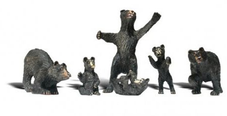 Woodland Scenics # A2737 O Scale Black Bears Sale