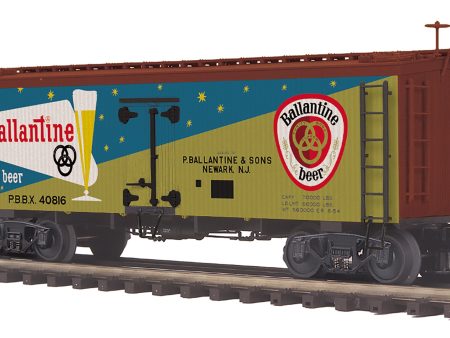 MTH # 20-94656 Ballantine Beer (#40816) 36  Woodsided Reefer Car For Discount