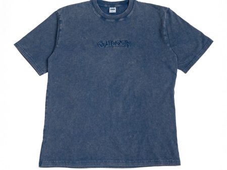 Embroidery Logo Tee - Sandwash on Sale