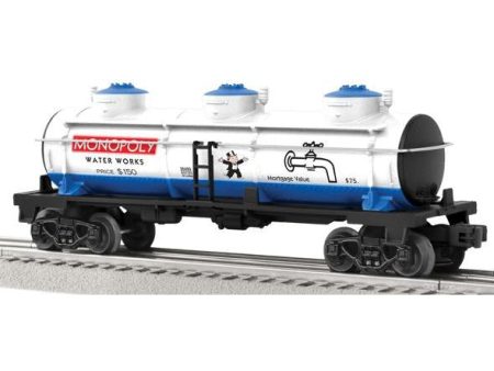 Lionel # 26493 Monopoly Water Works Tank Car For Discount