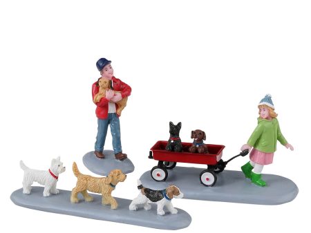 Lemax # 32226 Puppy Parade Sale