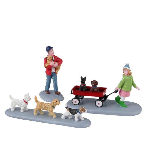 Lemax # 32226 Puppy Parade Sale