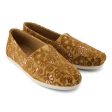 Toms Wmns Alpargata Golden Honey Floral Brocade For Discount