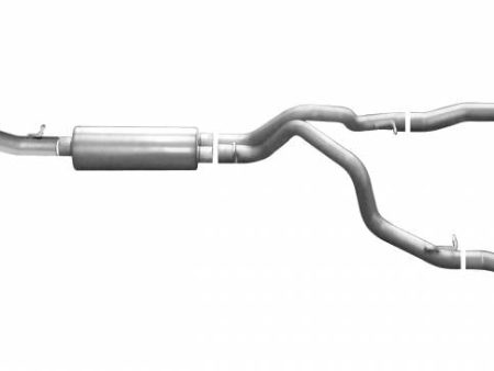 Gibson 15-19 GMC Sierra 2500 HD Base 6.0L 3.5in 3in Cat-Back Dual Split Exhaust - Stainless For Cheap